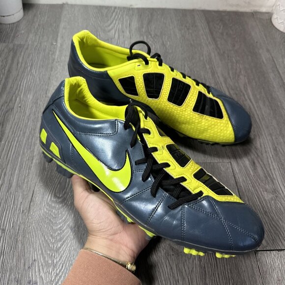 Mens 13 NIKE Total 90 Strike FG 385402-470 Soccer Cleats Classic Vintage - Picture 1 of 10
